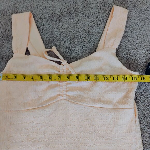 New Madden Girl Dress Sleeveless Maxi Peach Size: Large Junior - Picture 2 of 10